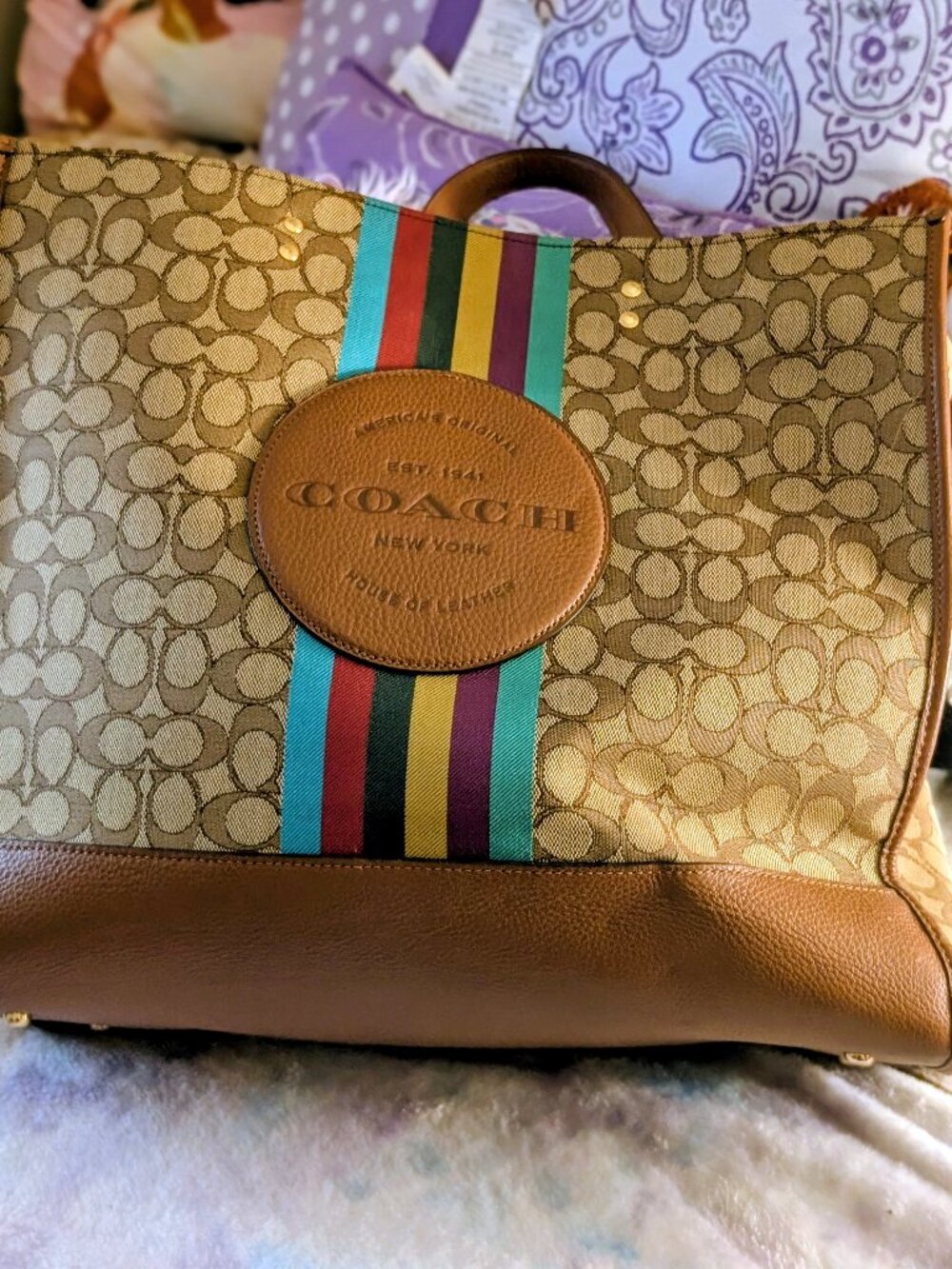 Large Coach Tote Bag